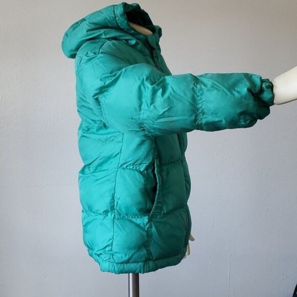 Cherokee Teal Winter Outdoor Puffer Jacket Coat Parka Kids Youth Extra SMALL 4/5 - Picture 5 of 12